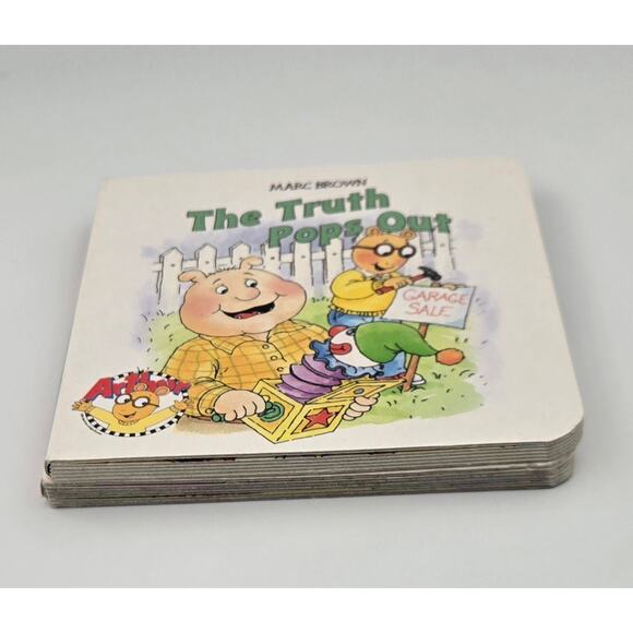 Lot of 2 Arthur Board Books Hula Who Me and The Truth Pops Out by Marc Brown - Picture 4 of 6
